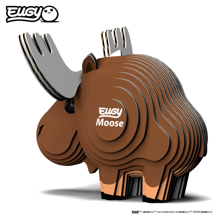 Eugy DoDoLand Moose 3D Puzzle Collectible Model Puzzles Eugy Dodoland   