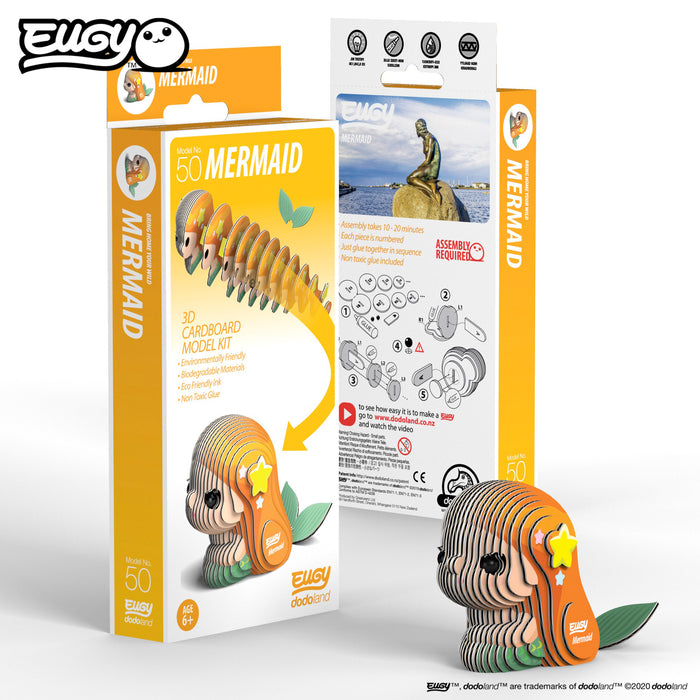 Eugy DoDoLand Mermaid 3D Puzzle Collectible Model Puzzles Eugy Dodoland   