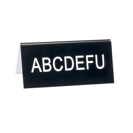 Say What?! Desk Sign - ABCDEFU Decor & Art Say What   