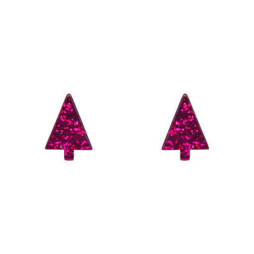 Erstwilder Earrings Essentials - Christmas Tree - Pink Earrings Erstwilder   