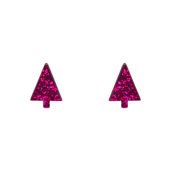 Erstwilder Earrings Essentials - Christmas Tree - Pink