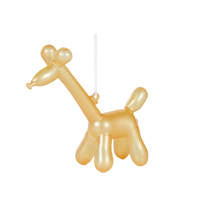 Gold Giraffe Balloon Hanging Ornament Holiday Ornaments Holly And Ivy   