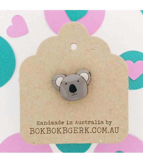 Bok Bok B'Gerk Koala Lapel Pin Uncommon Collective Store