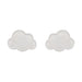Erstwilder Essentials - Cloud Glitter Resin Stud Earrings - White Uncommon Collective Store