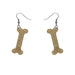 Erstwilder Earrings Essentials - Bones - Gold Glitter Earrings Erstwilder   