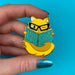 Erstwilder Enamel Pin - Tall Tails Enamel Pin - Yellow Uncommon Collective Store