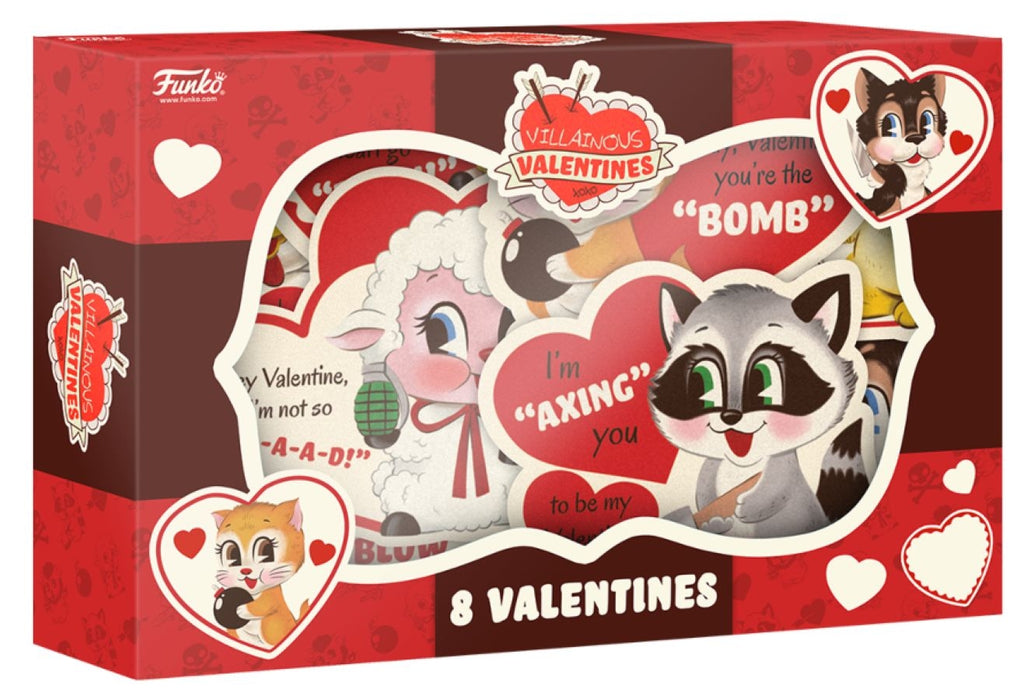 Funko's Villainous Valentines 8pc Card Set Uncommon Collective Store
