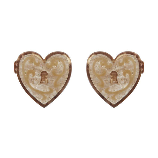 Erstwilder Earrings - Paris Holiday - Heart of Cache Stud Earrings Earrings Erstwilder   
