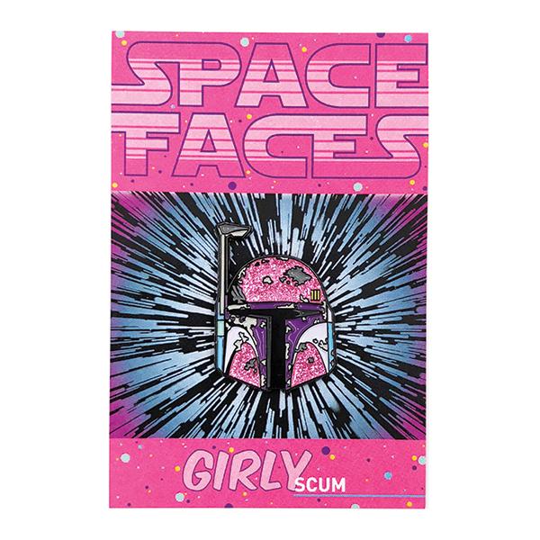 Space Faces - Girly Scum - Enamel Pin Enamel Pin Stupid Krap   