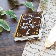 Hello Crumpet - Complete Works of William Shakespeare Book Brooch Brooches & Lapel Pins Hello Crumpet   