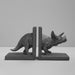 Triceratops Bookend Set - Black Uncommon Collective Store