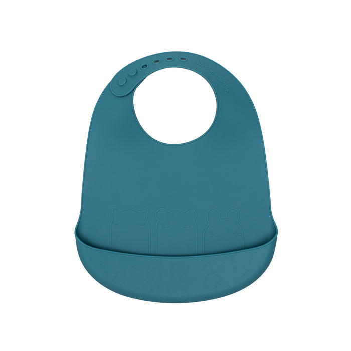 We Might Be Tiny Catchie Bibs - Blue Dusk + Charcoal Homewares We Might Be Tiny   
