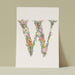 Lilly Perrott - 'W' Illustrated Letter Art Print Decor & Art Lilly Miranda Perrott   