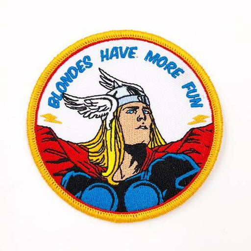 Blondes Have More Fun - Embroidered Patch Patches Stupid Krap   
