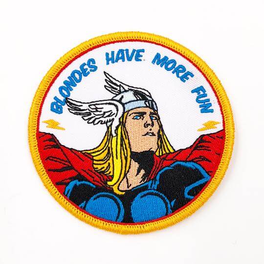 Blondes Have More Fun - Embroidered Patch Uncommon Collective Store