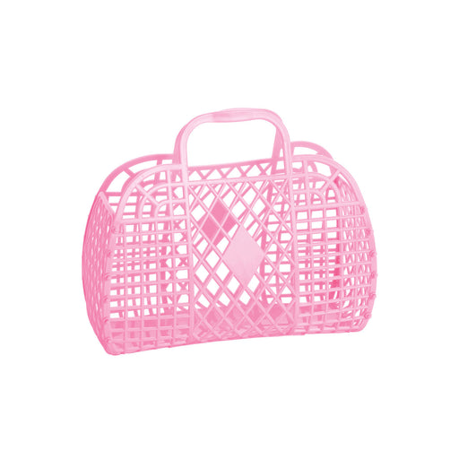 Sun Jellies Retro Small Basket - Choose Colour Handbag Sun Jellies Bubblegum Pink  