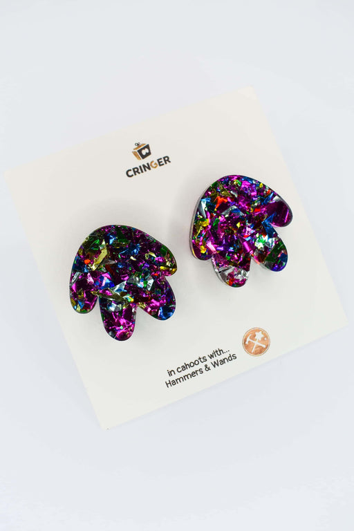 Cringer Lucky Charm Earring Studs - Choose Colour Earrings Cringer   