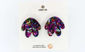 Cringer Lucky Charm Earring Studs - Choose Colour Earrings Cringer Purple  