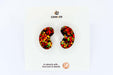 Cringer Bean Earring Studs - Choose Colour Earrings Cringer Red  