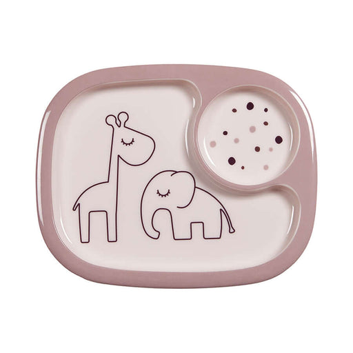 Done by Deer Mini Compartment Plate - Choose Colour Melamine Done By Deer Powder  