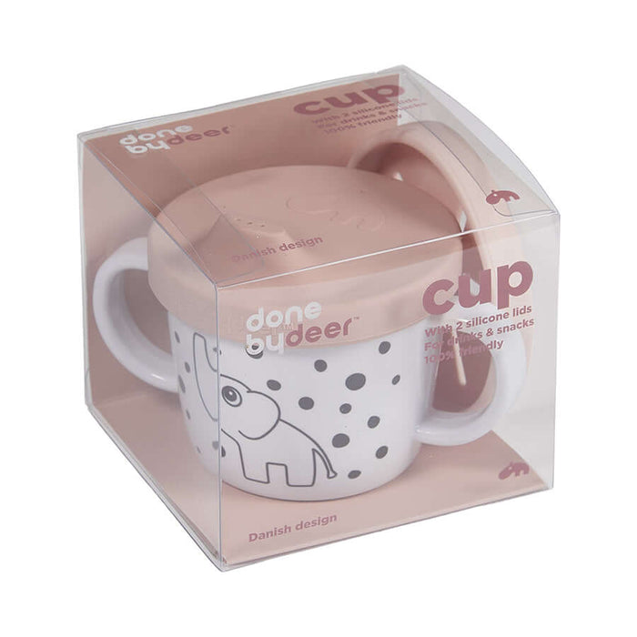 Done by Deer Spout Snack Cup - Choose Colour Melamine Done By Deer   