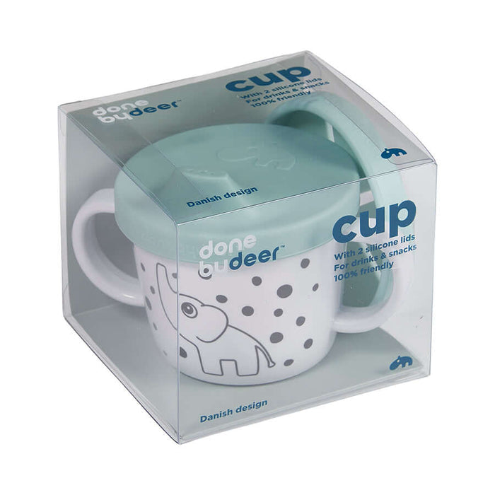 Done by Deer Spout Snack Cup - Choose Colour Melamine Done By Deer   