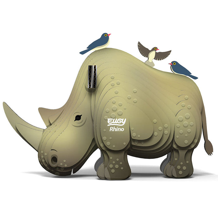 Eugy DoDoLand Rhino 3D Puzzle Collectible Model Puzzles Eugy Dodoland   