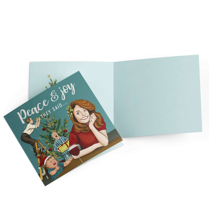 La La Land Greeting Card - Peace & Joy They Said Uncommon Collective Store