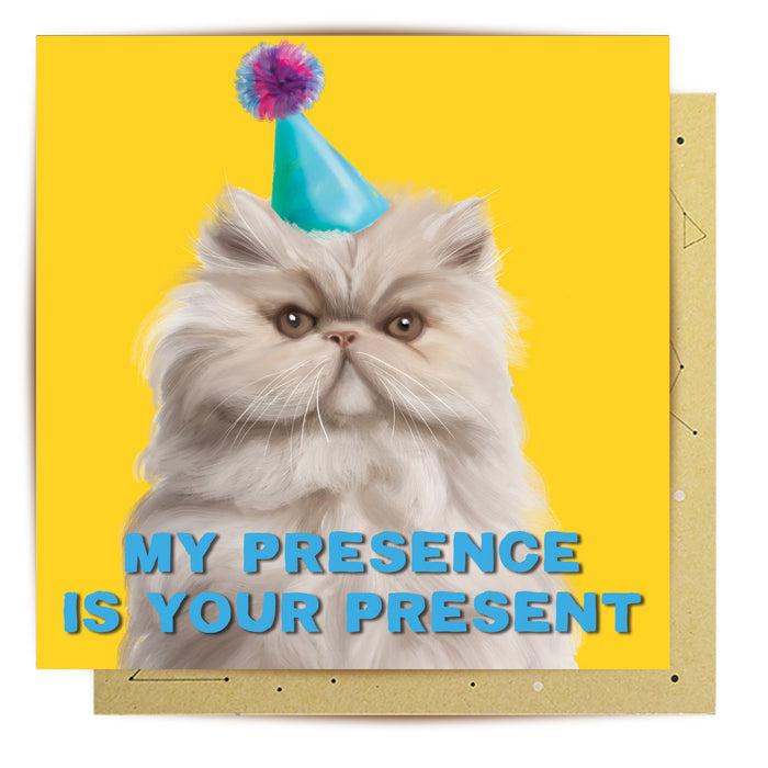 La La Land Greeting Card - My Presence Is Your Present Uncommon Collective Store