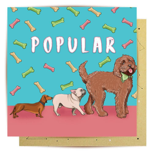 La La Land Greeting Card - Popular Pup Greeting Cards La La Land   