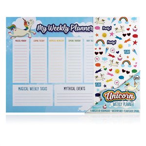 Unicorn - Weekly Planner Stationery Independence Studios   
