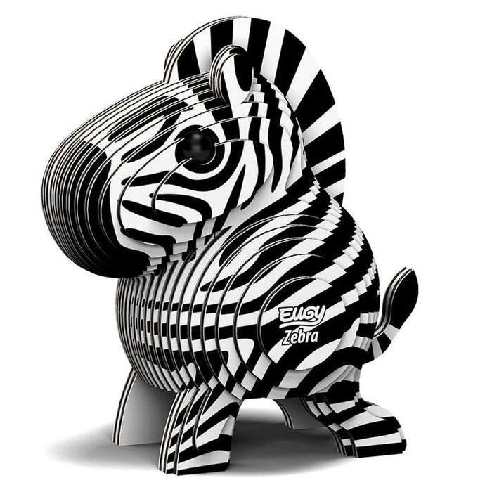 Eugy DoDoLand Zebra 3D Puzzle Collectible Model Puzzles Eugy Dodoland   